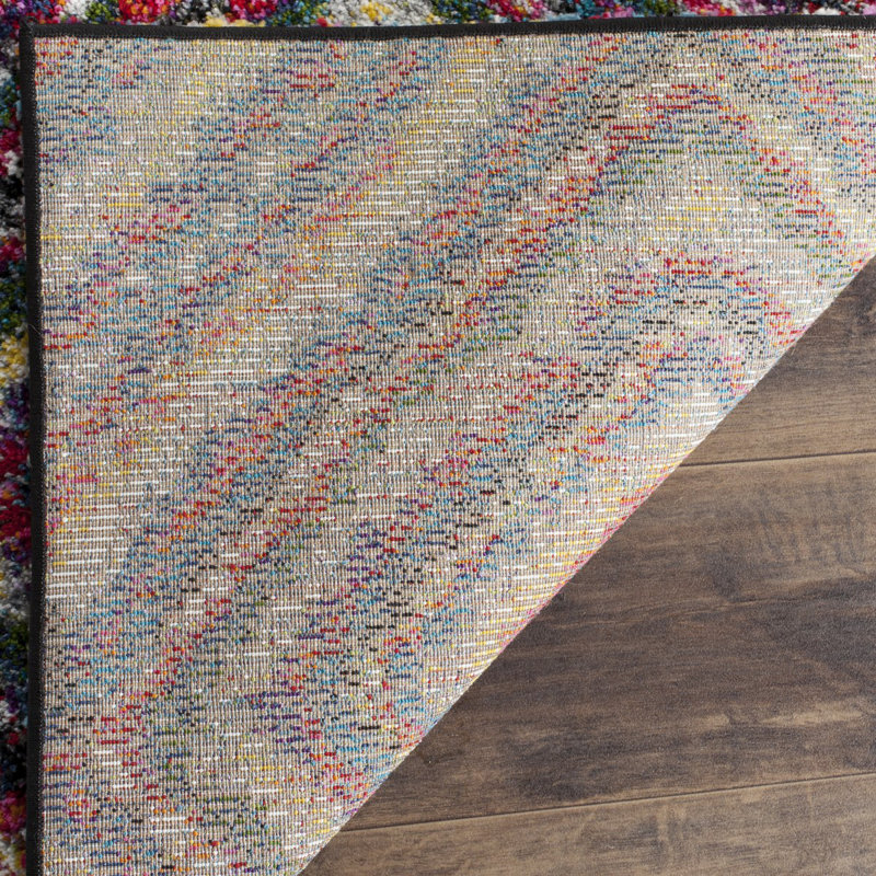 Gleno Performance Geometric Rug, Rectangle 4' x 6'