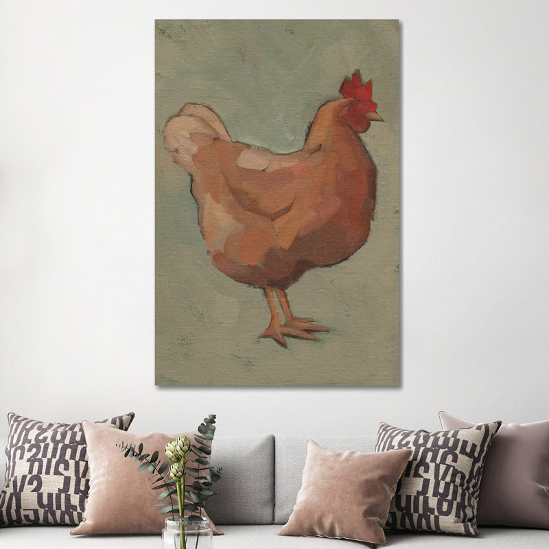 Egg Hen I by Jacob Green - Wrapped Canvas Painting, 152.5 cm H x 101.5 cm W