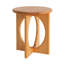 Table d'appoint géométrique moderne en pin