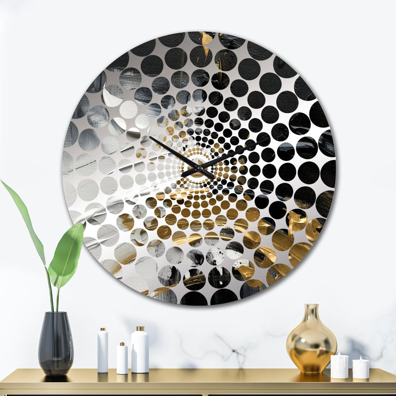 Horloge murale abstraite Mystery Awakening VII, Grand