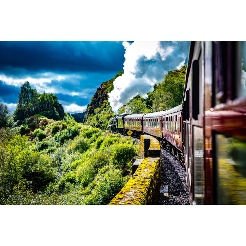 Deron Glenfinnan Viaduct by Marcin_Kadziolka - Wrapped Canvas Print, 81cm H x 122cm W x 3.8cm D