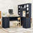 Multi-Function L-Shaped Desk – Stylish & Practical Workspace with Ample Storage-919432429
