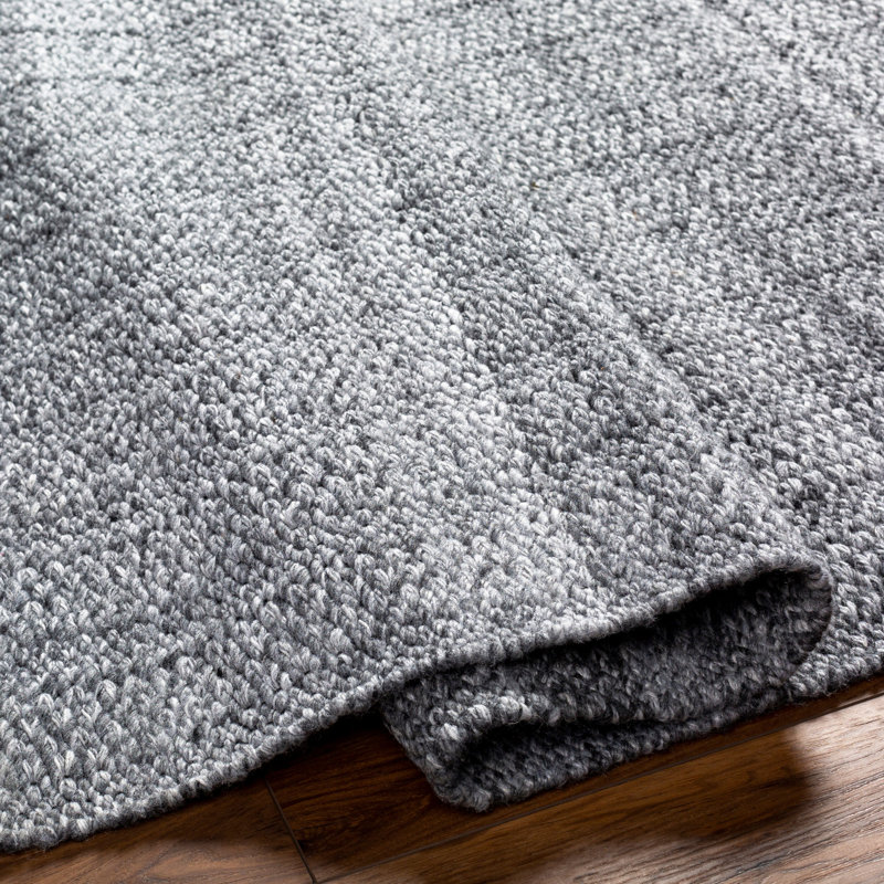 Striped Area Rug, Rectangle 2' x 3', Charcoal