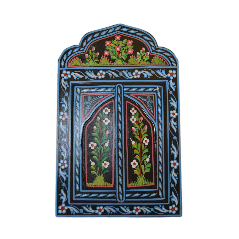 Massena Wood Arabesque Wall Mirror