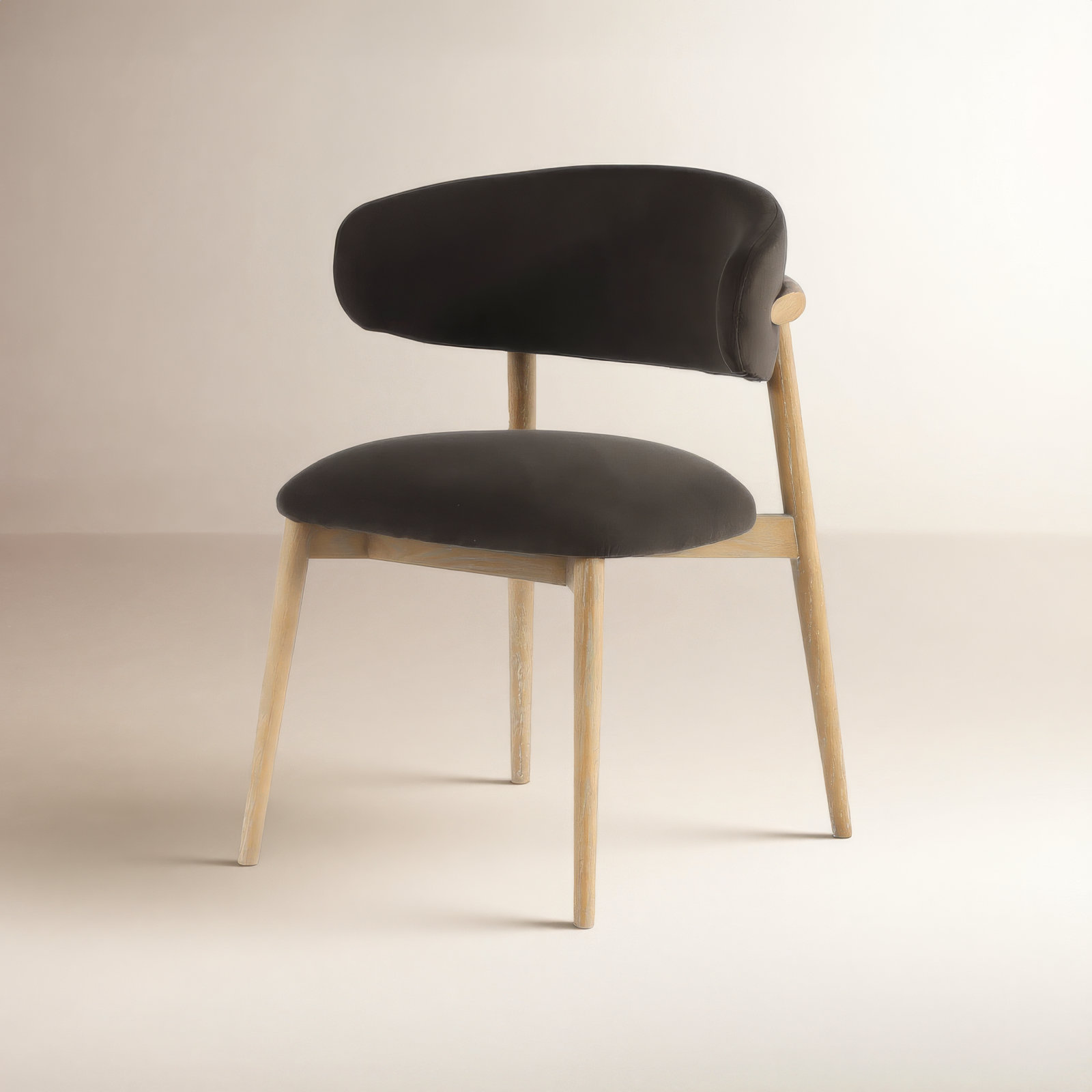 Kel Back Side Chair, Slate Charcoal