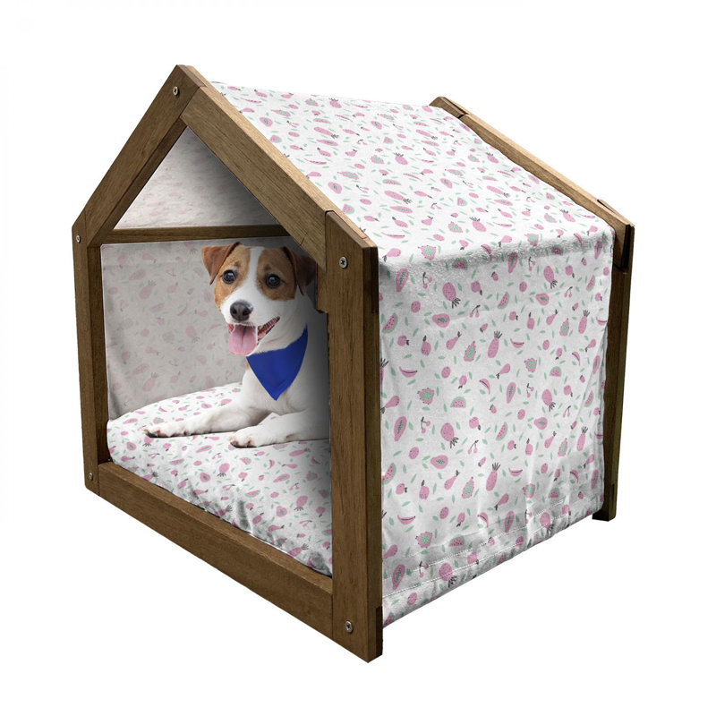 Niche pour chien en bois, H 22,44 po x l 23,62 po x P 17,72 po