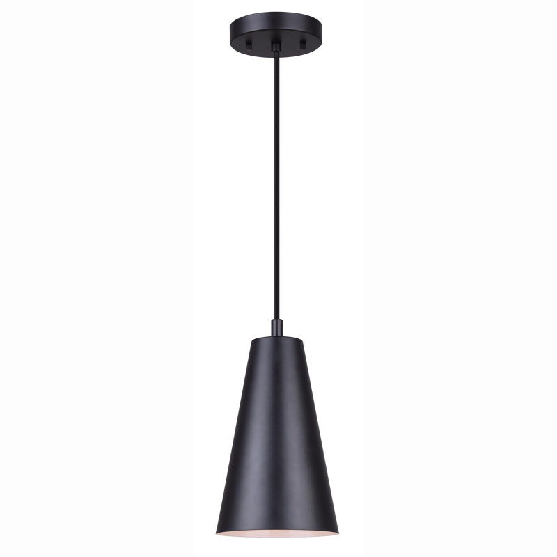 Luminaire suspendu conique à 1 lumière Orli