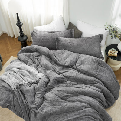 Mountain of Shoulder - Coma Inducer® Oversized King Comforter Set - Rooted Gray
