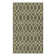 Geometric Indoor/Outdoor Area Rug in Green