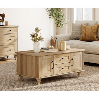 Scarlett 4 Legs Coffee Table with Storage
