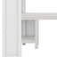 Lit mezzanine peu encombrant avec garde-robe intégrée, bureau d'étude et tête de lit avec ports USB-854353148