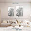 Harnek Palm Leaf In Black And White-108563520
