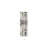 8' Gray and Ivory Damask Power Loom Runner Rug