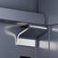 Rangement mural flottant gris en acier pour garage, H 14,18 po, armoire avec porte, pour sous-sols, cuisines et entrepôts, tablettes flexibles, technologie de mouvement à charnière à ouverture en douceur
