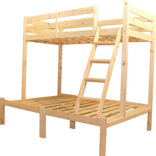 Just Kids Solid Wood Triple Sleeper Bunk Bunk Bed | Wayfair.co.uk