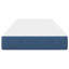 Vidaxl Bed Mattress With Mattress Blue Fabric-117669054