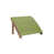 Kiwi Green Top/Antique Mahogany Base