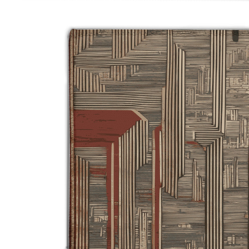 Tapis intérieur et extérieur ArtDeco, Rectangulaire 2 pi x 3 pi