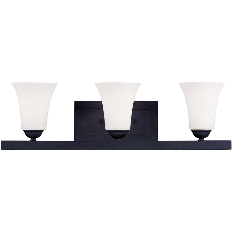 Midtown 3 - Light Vanity Light, Black