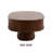 NTC STREAM DOU Coffee Table Modern Double-Layer Oval Wooden Center Table with Vertical Groove Design, Stylish Living Room Decor, Contemporary Minimalist Style for Home and Office, Easy Assembly-1004224632