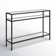 Marissa 42'' Glass Top Console Table