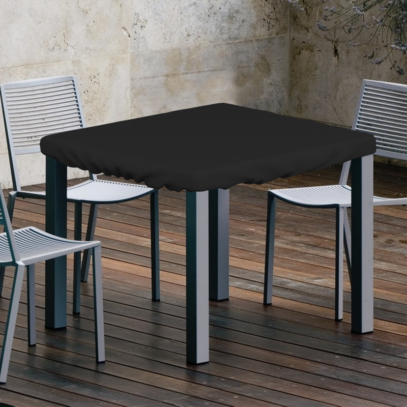High Density Multipurpose Square Patio Table Top Cover, Waterproof Outdoor UV-Resistant Table Cover, 6" H x 42" W x 42" D