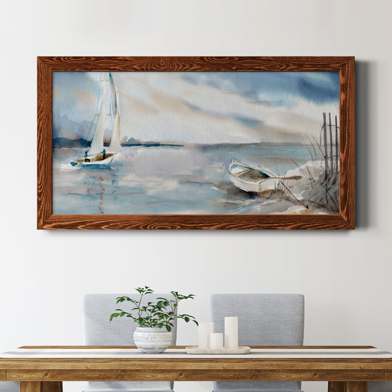 " Panoramic Coast " Print, Maple