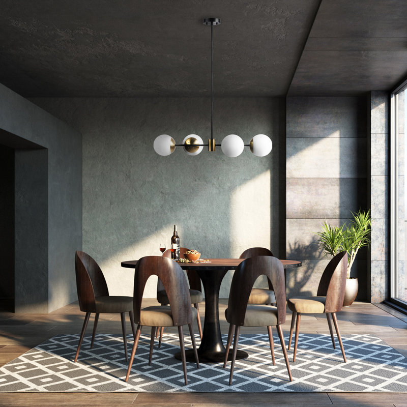 Jhoseph 4 - Light Dimmable Globe Chandelier