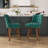 Swivel 24.00'' Counter Stool, Counter Height Bar Stools, 360°Swivel Upholstered Barstools with Back and Footrest for Kitchen Island, Solid Wood Legs-98346407