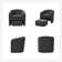 Yeomans Modern Upholstered Versatile Barrel Chair with Removable Leg Storage Ottoman