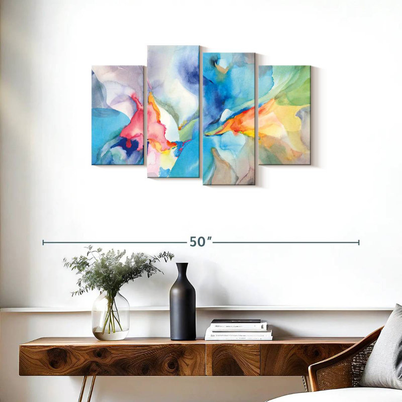 Couleurs shangri, H 22 po x l 36 po