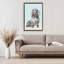 Cadre flottant d'esquisse de teckel assis, design par Violeta Vollmer-2135960553-2135960533