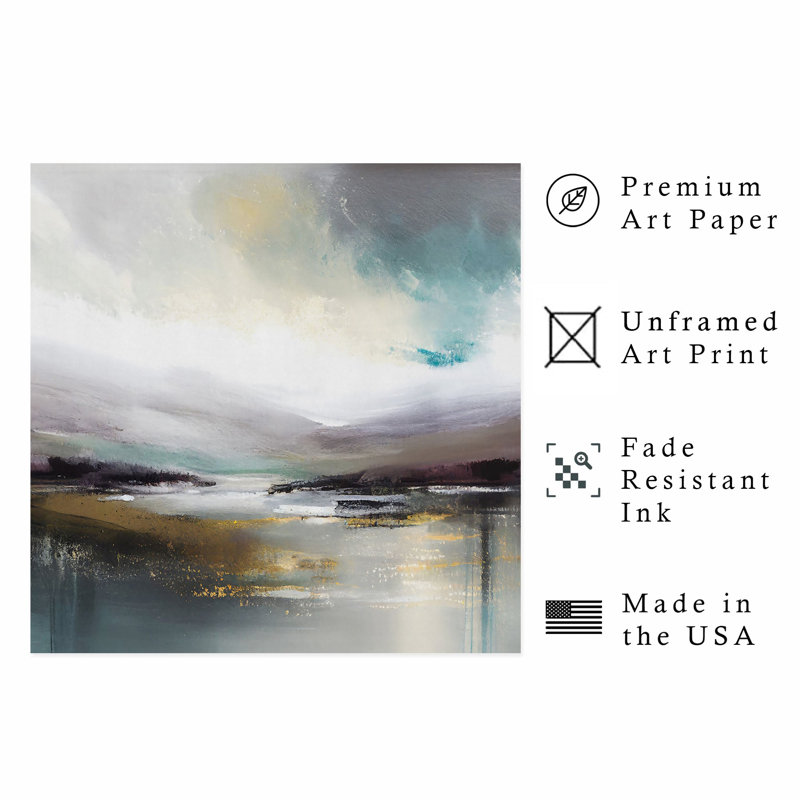 «Abstract Lucid Dream II», reproduction d'art non encadrée, H 18 po x l 18 po