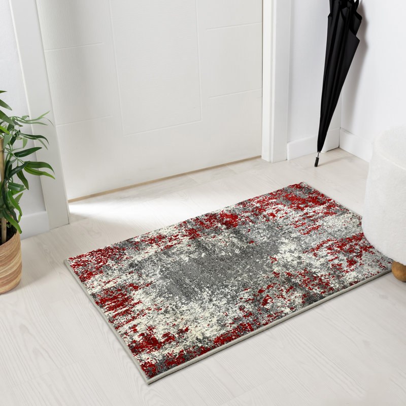 Abstract Indoor Rug, Rectangle 2' x 3'