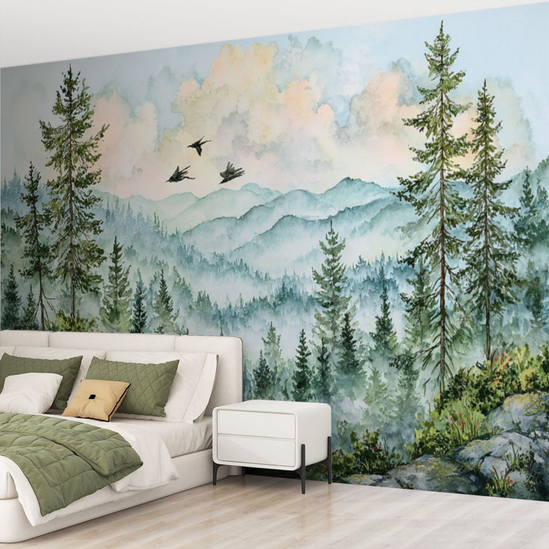 Adhésif mural amovible auto-adhésif et amovible, L 144 po x l 100 po