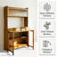 Table pliante multifonctionnelle en bambou