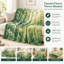 Plaid fleuri aquarelle - Motif luxuriant de verdure et de fleurs sauvages, design artistique, léger, respirant, toutes saisons, doux pour la peau, lavable en machine, décoratif, pour canapé, fauteuil, salon et chambre-135728867