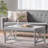 Outdoor Rectangular Acacia Wood Coffee Table-2134877794