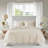 3 Piece Reversible Scalloped Edge Quilt Set Cream Full-125529806-125529809