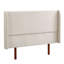 Lit plateforme solide en bois de bambou sec de 12 pouces avec tête de lit tapissier de 48 po de hauteur, facile à assembler-132916774-132916776