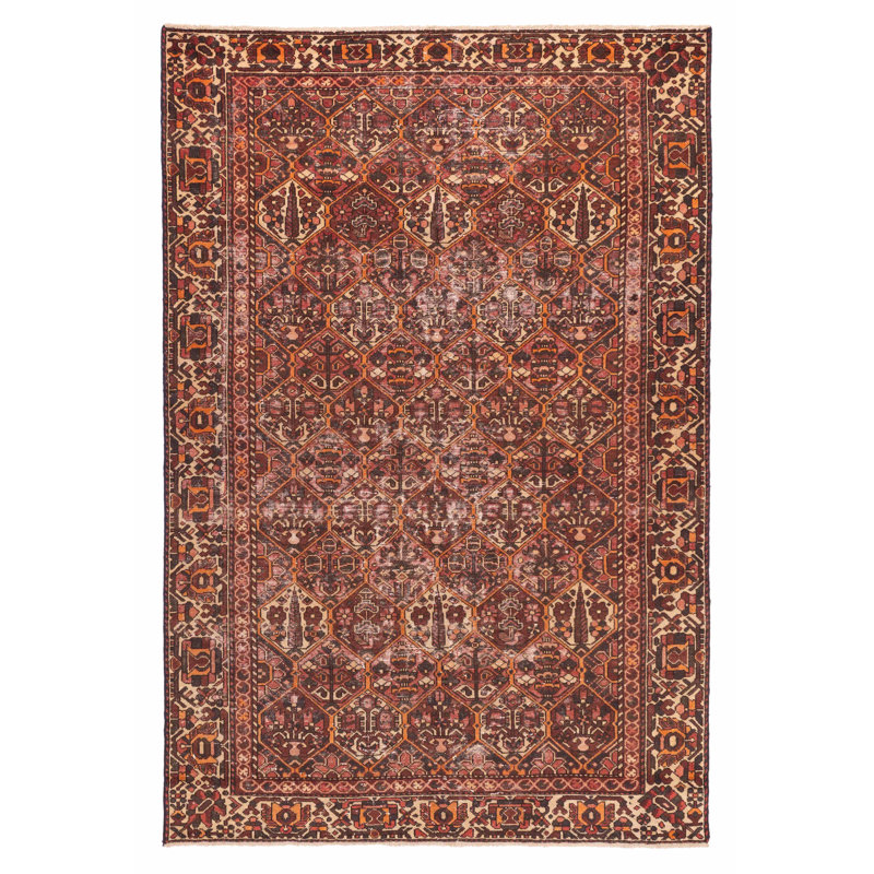 Tapis rouge Kayseri 6 pi 6 po x 9 pi 10 po