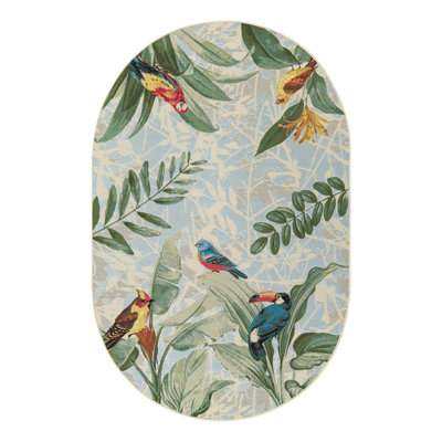 Tapis d'extérieur moderne Shar Multi_Unique