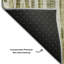 Tapis olive Tweedy lavable à la machine Premium-1599723899