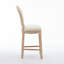 Ensemble de 2 tabourets de bar en bois massif