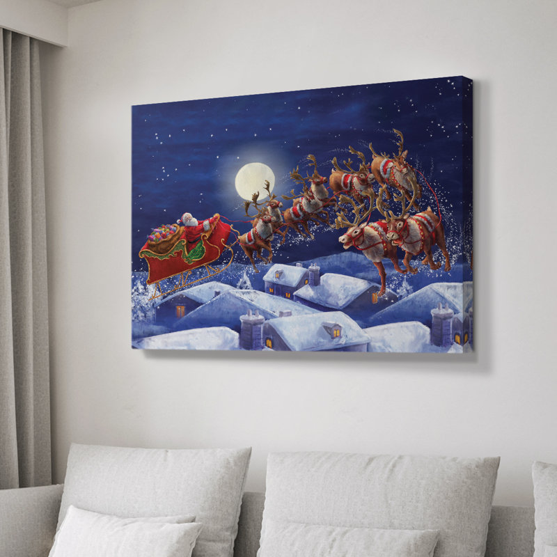 Balade sur le toit - Cavas enveloppés de galerie, H 24 po x l 36 po