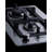 Summit Appliance 20" 22" 24" 30" 36" 40" 48" 60" Stainless Steel Smart 2 Burner Cooktop with Dual Size Power Burner and with Downdraft Ventilation