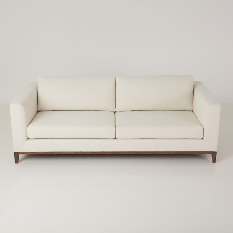 La Roux Sofa, Cream Chenille, Caramel