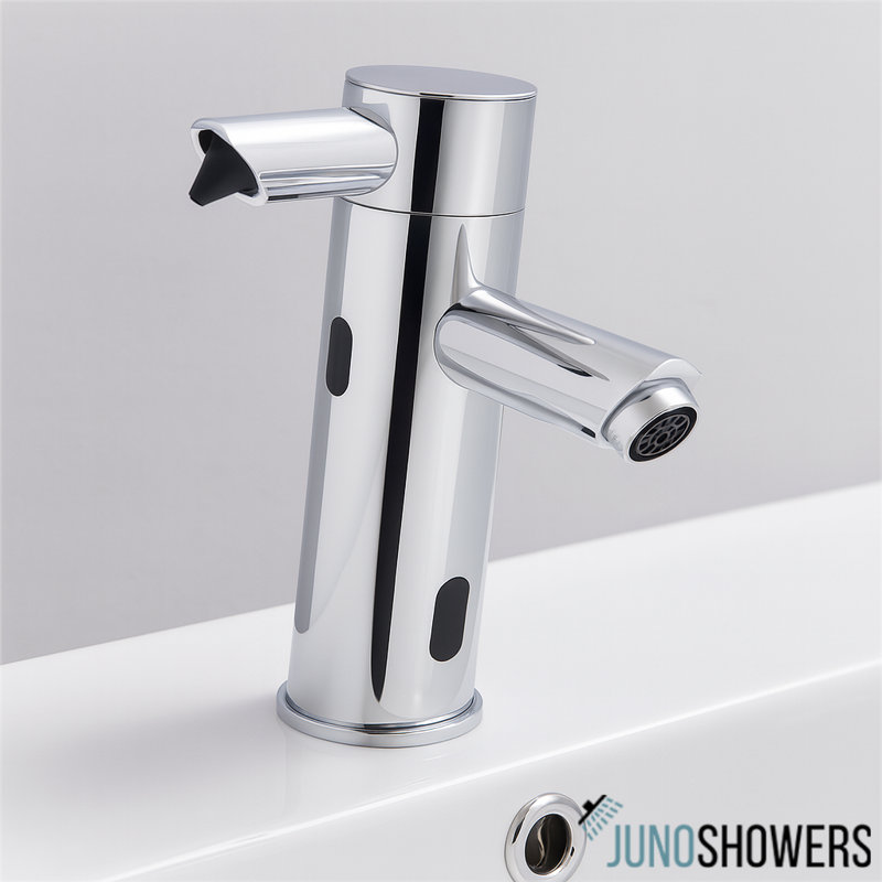 Juno Showers Duo Commercial Hands‑Free Automatic Soap Dispenser & Tap Set – Sensor-Activated, Dark Oil-Rubbed Bronze Finish