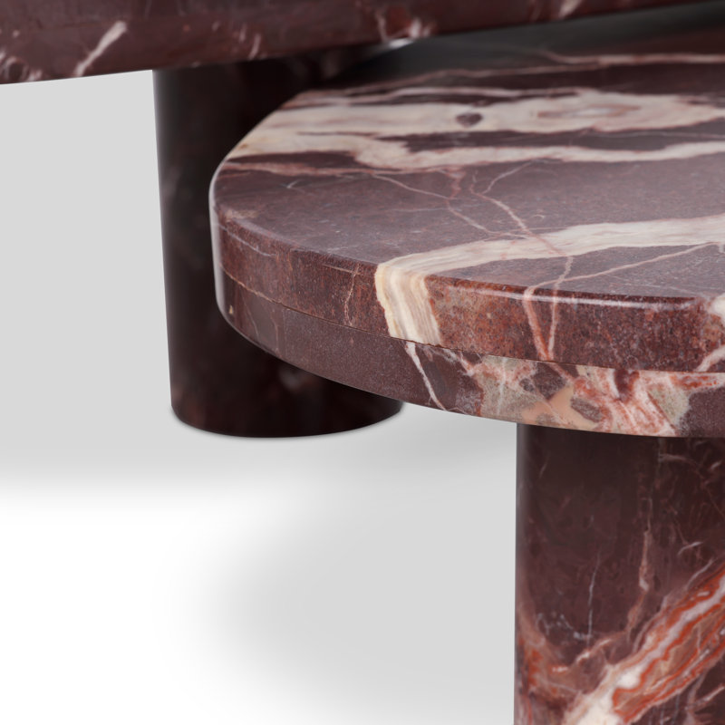 Zion Nesting Coffee Table, Merlot