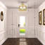 Glass Semi Flush Mount